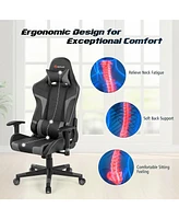Massage Gaming Chair Reclining Swivel Racing Office Chair