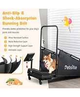 Costway Dog Treadmill for Small/Medium Dogs Indoors Pet Running Training Machine