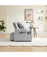 Streamdale Furniture Convertible Sleeper Chair Bed - Grey