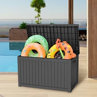 Streamdale Furniture Waterproof 230 Gallon Outdoor Storage Box - Black