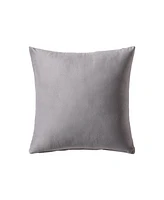 Linen Classique Dotted Windowpane Reversible Decorative Pillow Grey