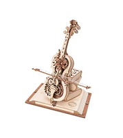 Flash Popup Diy 3D Music Box Puzzle Magic Cello 199pcs