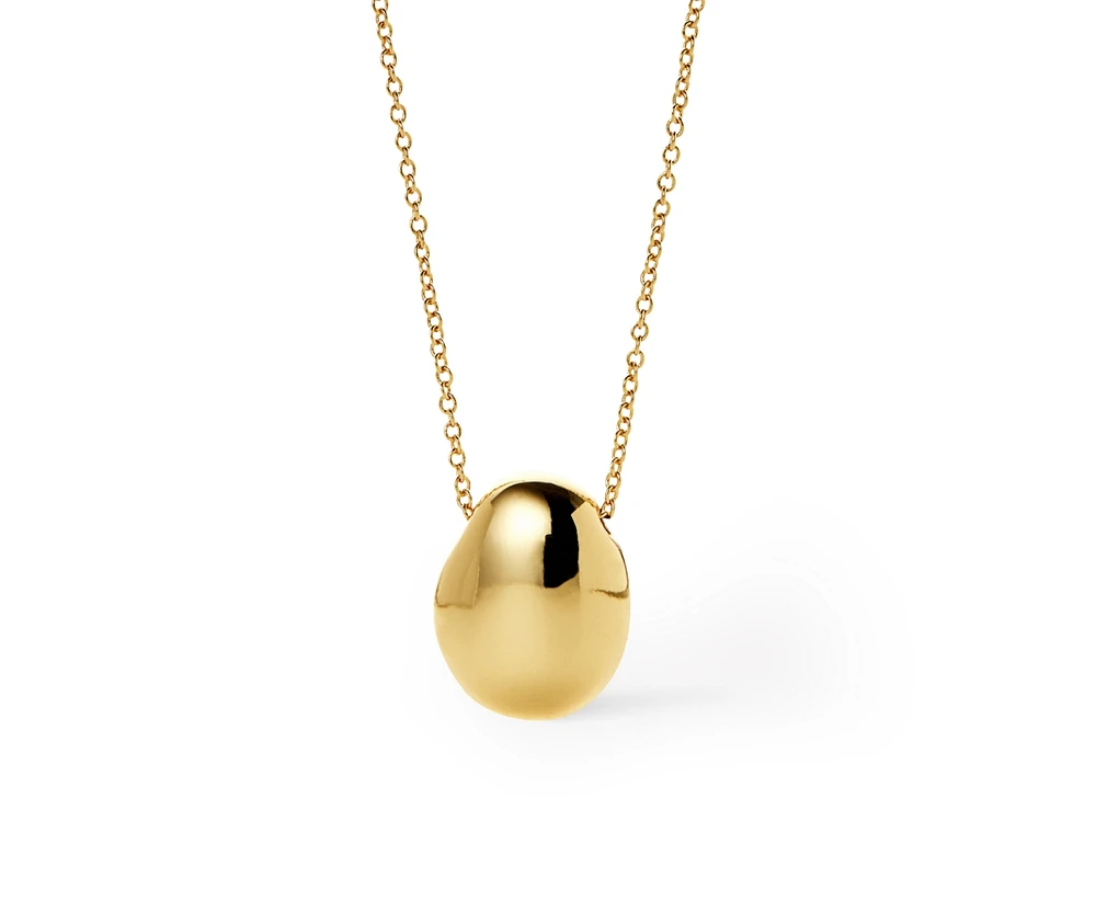 Ana Luisa - Gold Pendant Necklace - Pebble Mini