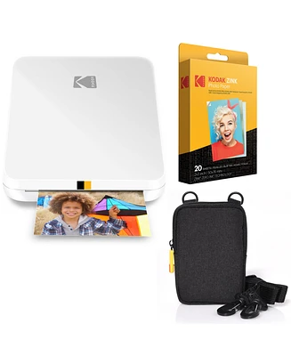 Kodak Step Slim Mobile Instant Photo Printer 2x3" Zink Paper & Case