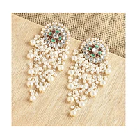 Sohi Women's Royal Drop Earrings