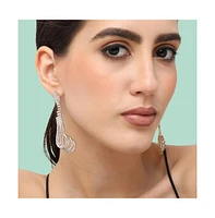 Sohi Women's Bling Drop Earrings