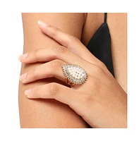 Sohi Women's Teardrop Cocktail Ring