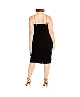 City Chic Women's Ann Chain Dress