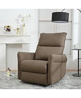 Streamdale Furniture Brown Recliners: Swivel Rocker Chair, Electric Sofa & Glider