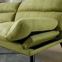 Streamdale Furniture Velvet Sofa, Accent Sofa Loveseat Sofa With Metal Feet