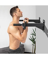 Slickblue Wall Mounted Multi-Grip Pull Up Bar with Foam Handgrips