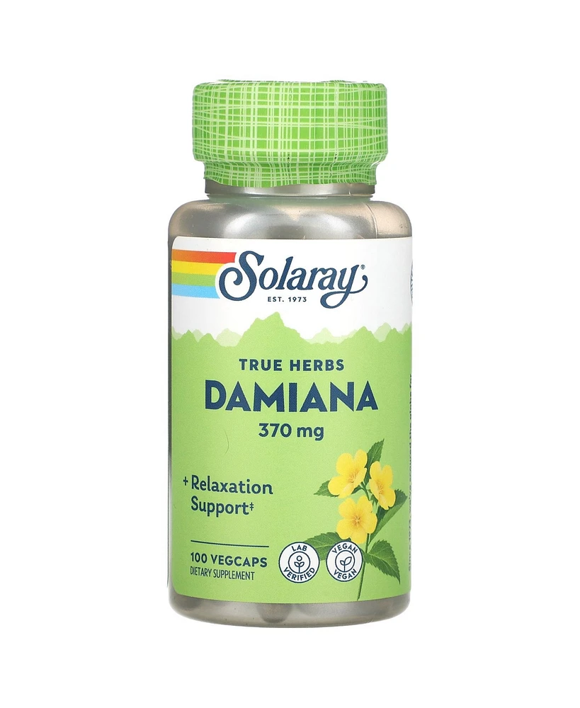 Solaray True Herbs Damiana 370 mg