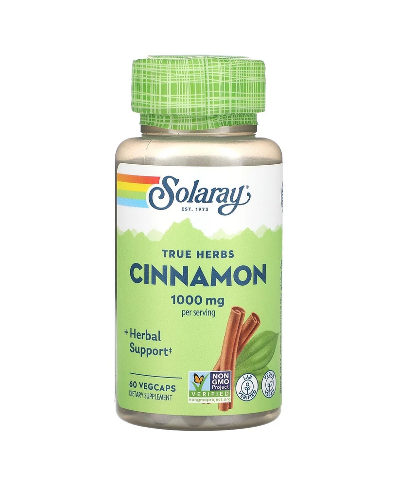 Solaray True Herbs Cinnamon 500 mg