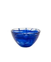 Kosta Boda 6.3" Contrast Blue Decor Bowl