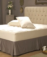 AllerEase 100% Cotton Top Waterproof Mattress Pad, Full