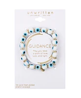 Unwritten Beaded Evil Eye Stretch Bracelet