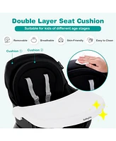 Costway Toddler 8-in-1 High Chair Convertible Dining Booster Seat w/ Removable Tray