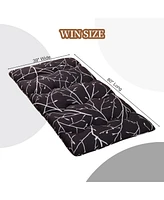 Caromio Futon Mattress Twin Size, Branches Print Floor Mattress Pad Portable Dorm Sleeping Pad, 39"x 80"