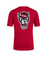 Adidas Men's Nc State Wolfpack Reverse Retro Baseball 2 Hit T-Shirt