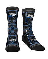 Rock Em Big Boys and Girls Socks Orlando Magic 2024 Nba Playoffs Slogan Crew Socks