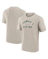 Fanatics Men's Tan Formula 1 Clubhouse T-Shirt