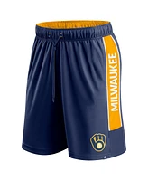 Fanatics Men's Milwaukee Brewers Win the Match Defender Shorts