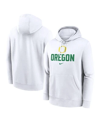 Nike Men's Oregon Ducks Primetime Club Fleece Pullover Hoodie