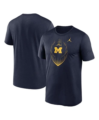 Jordan Men's Navy Michigan Wolverines Primetime Legend Icon Performance T-Shirt