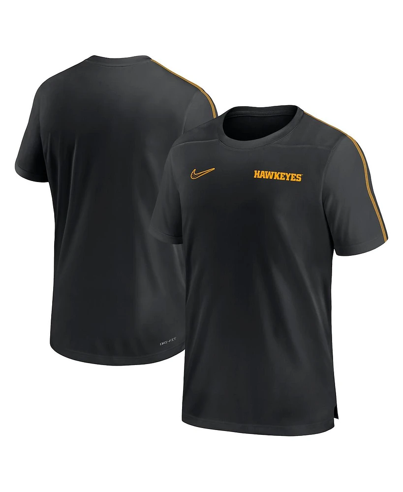 Nike Men's Iowa Hawkeyes 2024 Sideline Coach Performance Top