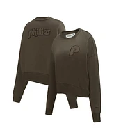 Women's Pro Standard Philadelphia Phillies Fleece Pullover Sweatshirt