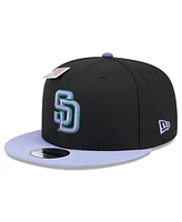 New Era Men's Black/Purple San Diego Padres Grape Big League Chew Flavor Pack 9FIFTY Snapback Hat