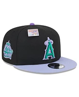 New Era Men's Black/Purple Los Angeles Angels Grape Big League Chew Flavor Pack 9FIFTY Snapback Hat