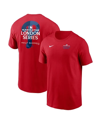 Nike Men's Philadelphia Phillies 2024 Mlb World Tour London Series T-Shirt