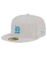 New Era Men's Khaki Detroit Tigers Stone Mist 59FIFTY Fitted Hat