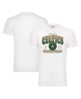 Sportiqe Men's and Women's Boston Celtics Bingham Super Soft T-Shirt