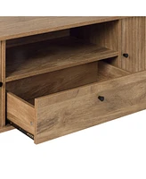Amber & Emily Tv Stand with Sliding Doors for TVs up to 75"