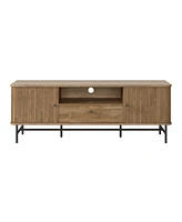 Amber & Emily Tv Stand with Sliding Doors for TVs up to 75"