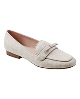 Bandolino Women's Meonna Square Toe Bow Detail Loafers