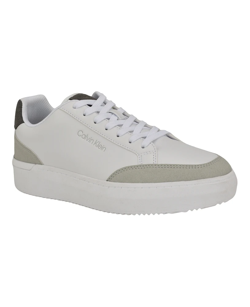 Calvin Klein Men's Blaven Round Toe Lace-Up Sneakers