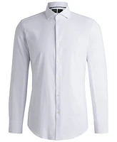 Boss by Hugo Men's Structured Performance Slim-Fit Dress Shirt