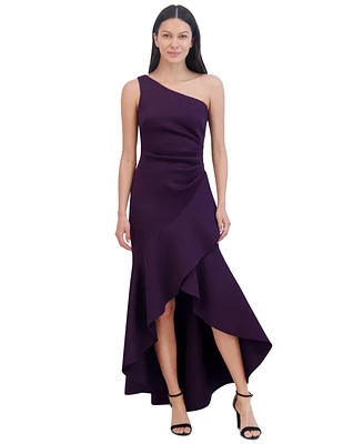 Eliza J Women's One-Shoulder High-Low Hem Sleeveless Gown