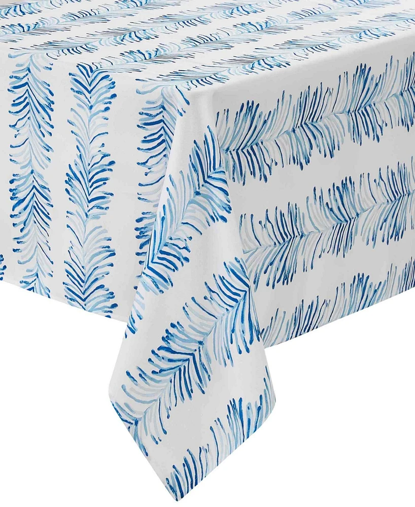 Izod Seagrass Stripe Water-Resistant Indoor and Outdoor Tablecloth