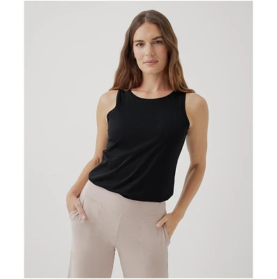 Pact Plus Size Cotton Softspun Crew Neck Tank