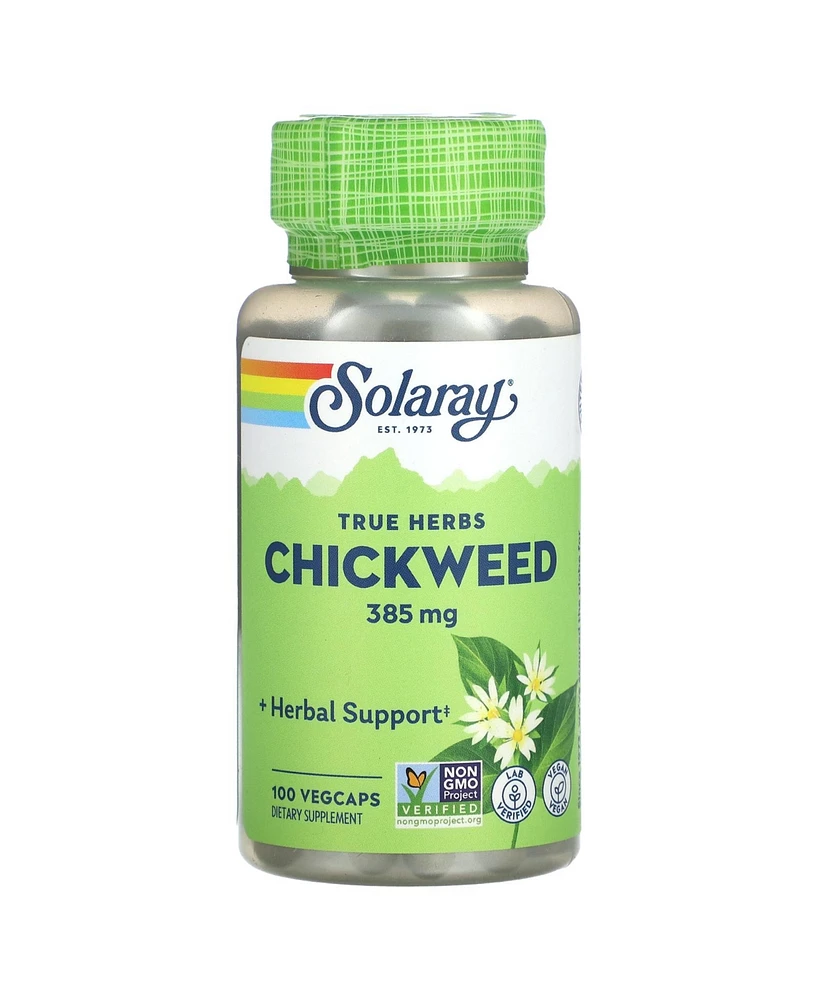 Solaray True Herbs Chickweed 385 mg