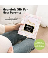 KeaBabies Pregnancy Journal, Announcements, 80 Pages Hard Cover Book For Mom To Be Gift
