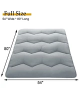 Caromio Futon Mattress Full Size, Floor Mattress Pad Portable Dorm Sleeping Pad, 54"x 80"
