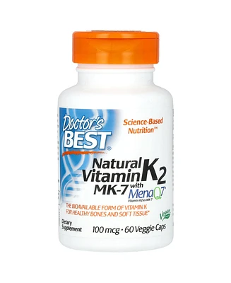 Doctor's Best Natural Vitamin K2 Mk-7 mcg