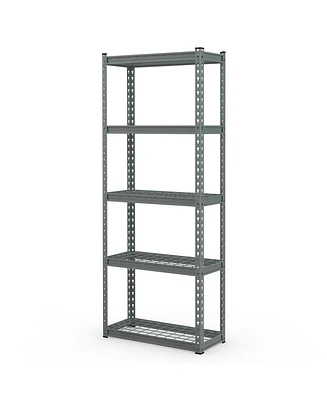 Slickblue 5-Tier Heavy Duty Wire Storage Racks with Anti-slip Foot Pad