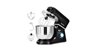 Slickblue 6 Speed 7.5 Qt Tilt-Head Stainless Steel Electric Food Stand Mixer