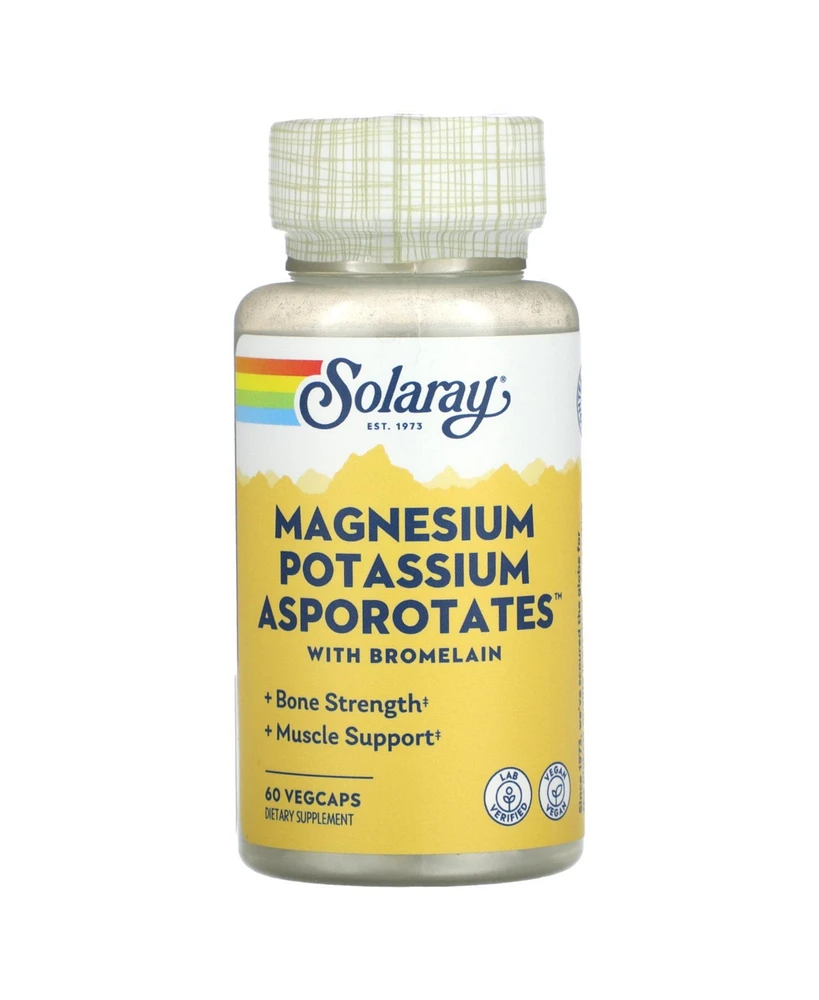 Solaray Magnesium Potassium Asporotates with Bromelain